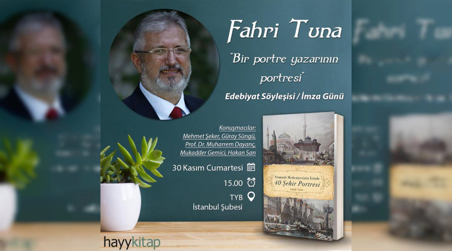 Yazar Fahri Tuna zerine stanbul'da Panel