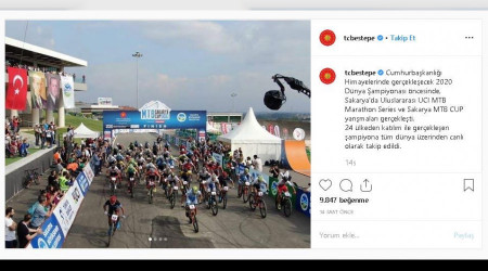 Sakarya MTB Cup t�m d�nyada canl� yay�nland�