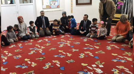 Kaymakam Arslantrk'den Zbeyde Hanm Anaokulu'na ziyaret