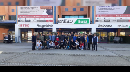 23. Meslek Komitesi ve Fatih MTAL rencileri Bursa Metal ve Sac leme Fuar'ndayd