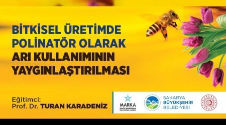 �ift�ilere bitkisel �retimde ar� kullan�m� e�itimi verilecek