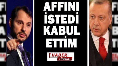 Albayrak'n istifasyla ilgili ilk kez konutu