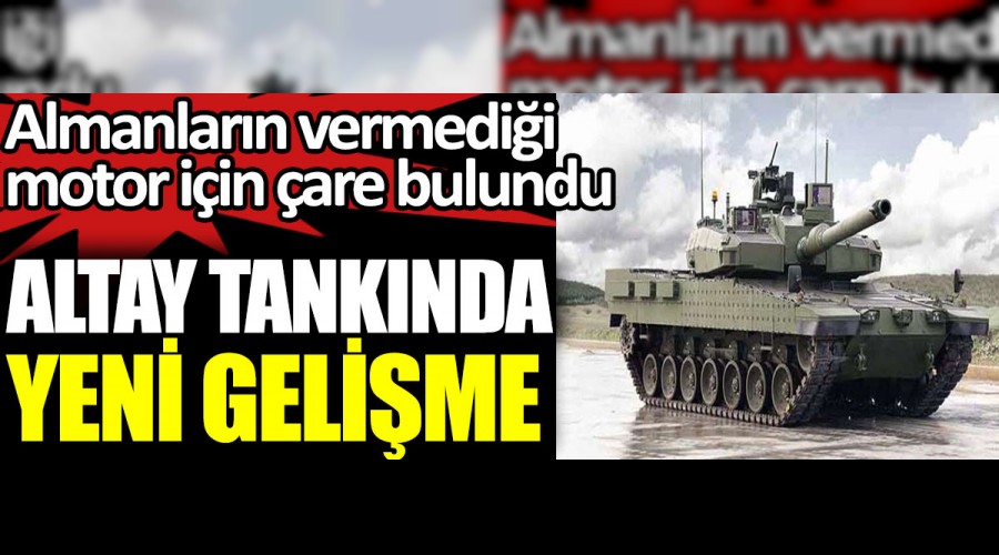 Sakarya'da �retilen Altay tank�nda anla�ma tamam